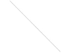 FJC Finejewelers 24 Inch 14k White Gold 0.65mm bright-cut Spiga Chain Necklace