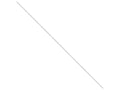 FJC Finejewelers 30 Inch 14k White Gold 0.65mm bright-cut Spiga Chain Necklace