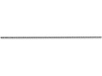 FJC Finejewelers 14 Inch 14k White Gold 1mm Chain Necklace