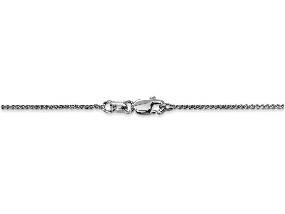 FJC Finejewelers 18 Inch 14k White Gold 1mm Chain Necklace