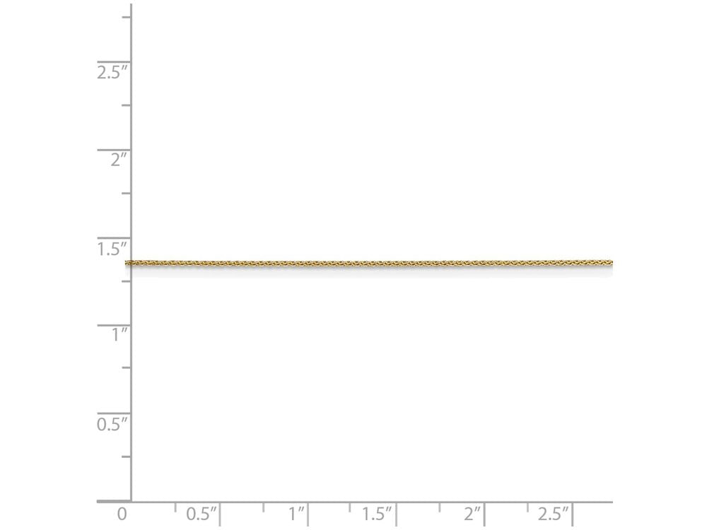 FJC Finejewelers 16 Inch 14k Yellow Gold bright-cut 0.65mm Spiga Chain Necklace