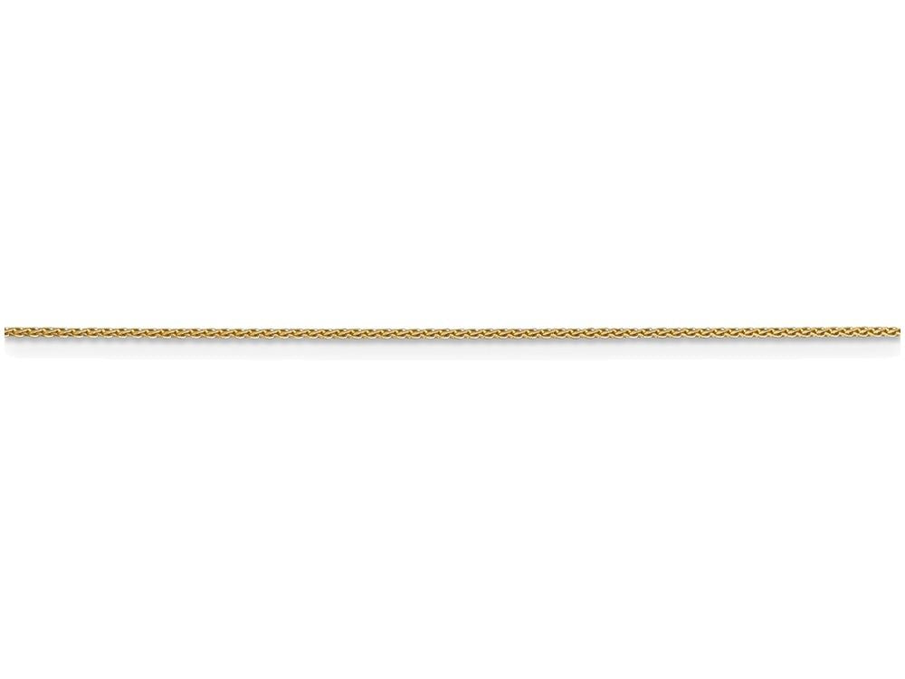 FJC Finejewelers 30 Inch 14k Yellow Gold bright-cut 0.65mm Spiga Chain Necklace