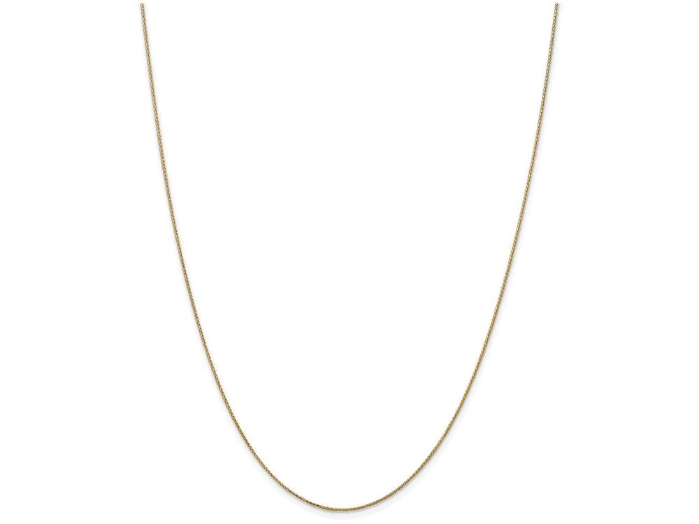 FJC Finejewelers 18 Inch 14k Yellow Gold bright-cut 0.65mm Spiga Chain Necklace