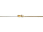 FJC Finejewelers 24 Inch 14k Yellow Gold bright-cut 0.65mm Spiga Chain Necklace