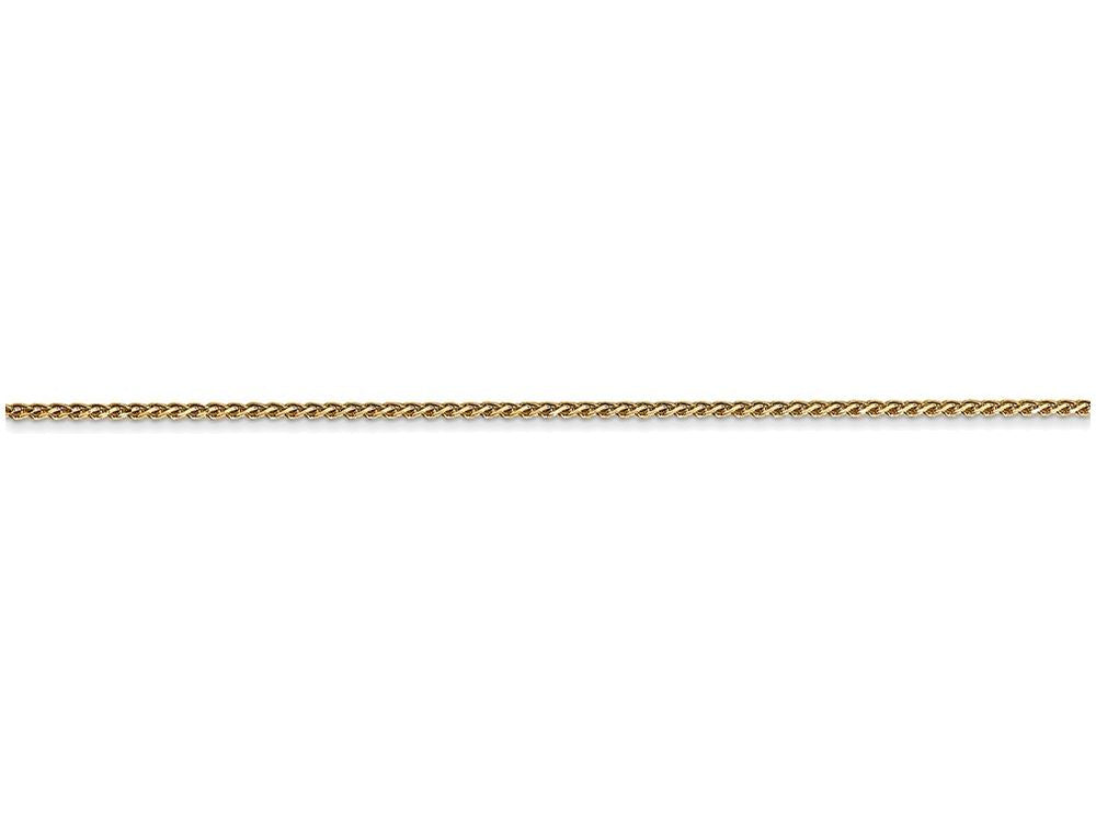FJC Finejewelers 6 Inch 14k Yellow Gold 1mm Solid bright-cut Spiga Chain Bracelet