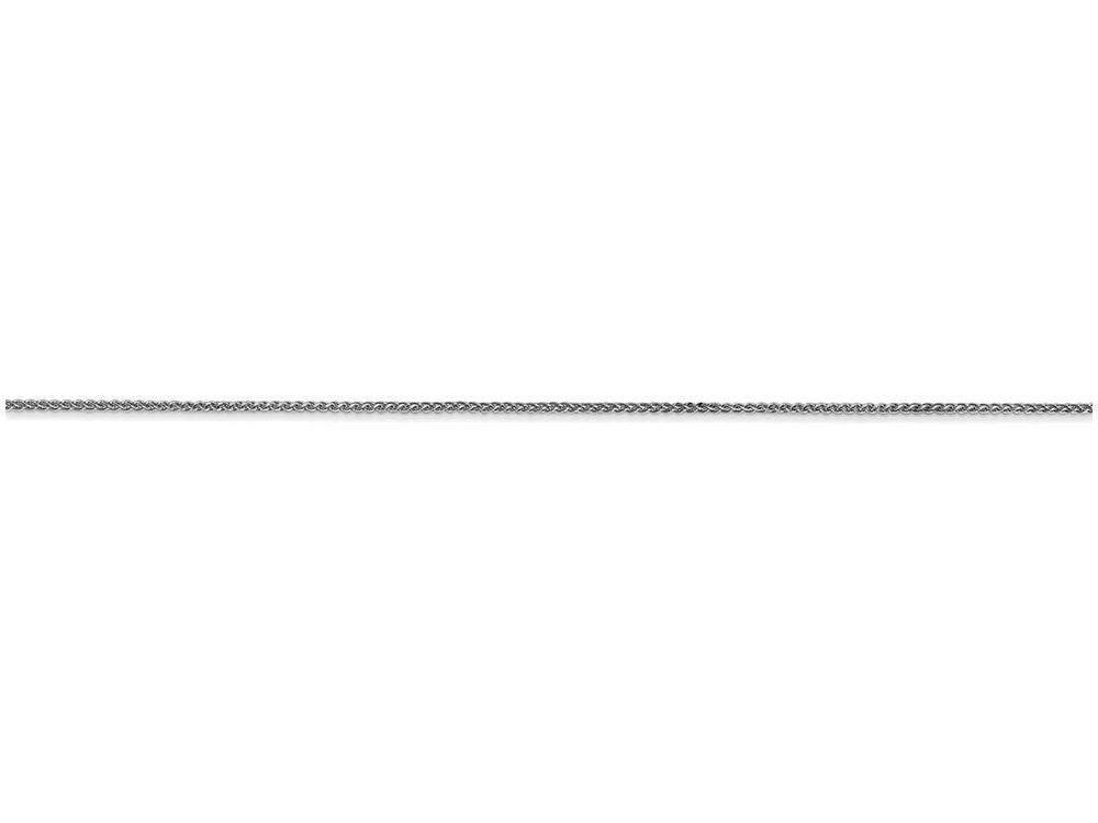 FJC Finejewelers 18 Inch 14k White Gold 0.80mm Spiga Chain Necklace
