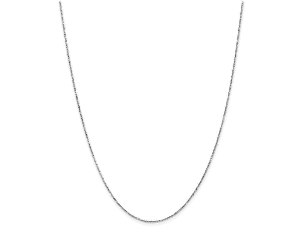 FJC Finejewelers 24 Inch 14k White Gold 0.80mm Spiga Chain Necklace