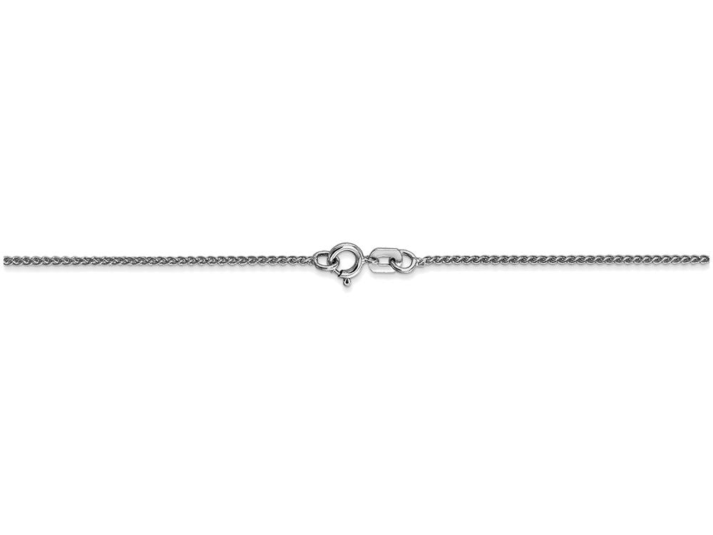 FJC Finejewelers 16 Inch 14k White Gold 1mm Spiga Chain Necklace