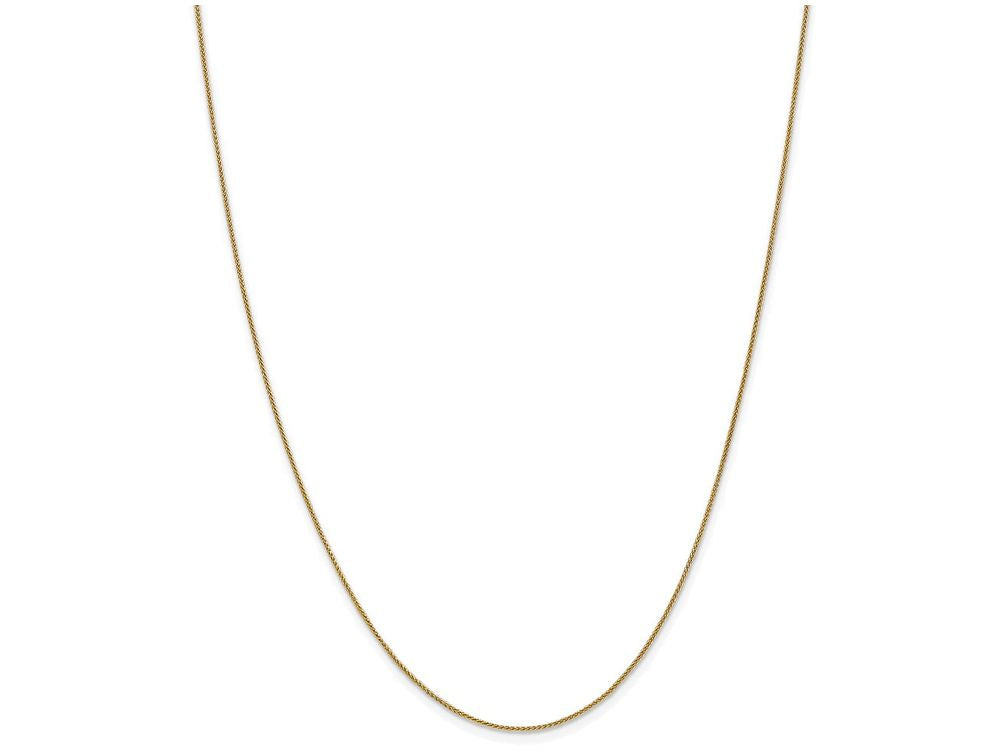 FJC Finejewelers 14 Inch 14k Yellow Gold 0.80mm Spiga Chain Necklace