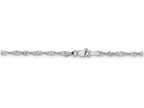 FJC Finejewelers 16 Inch 14k White Gold 2.0mm Singapore Chain Necklace