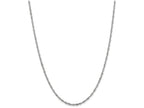 FJC Finejewelers 20 Inch 14k White Gold 2.0mm Singapore Chain Necklace