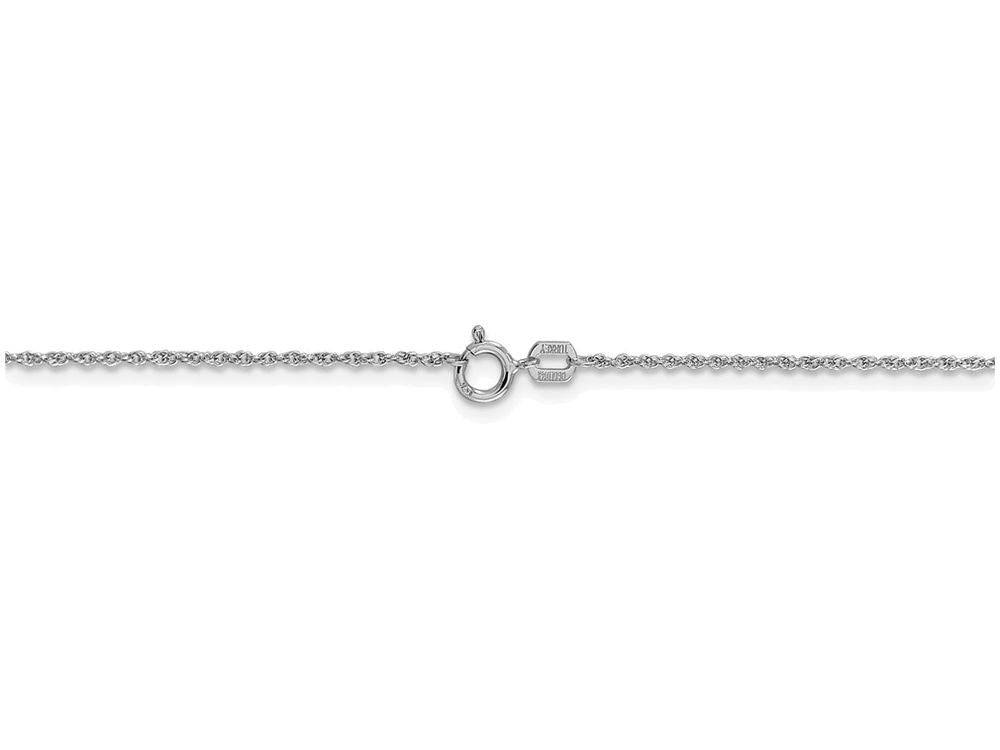 FJC Finejewelers 20 Inch 14k White Gold 1.1mm Baby Rope Chain Necklace