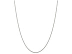 FJC Finejewelers 20 Inch 14k White Gold 1.1mm Baby Rope Chain Necklace