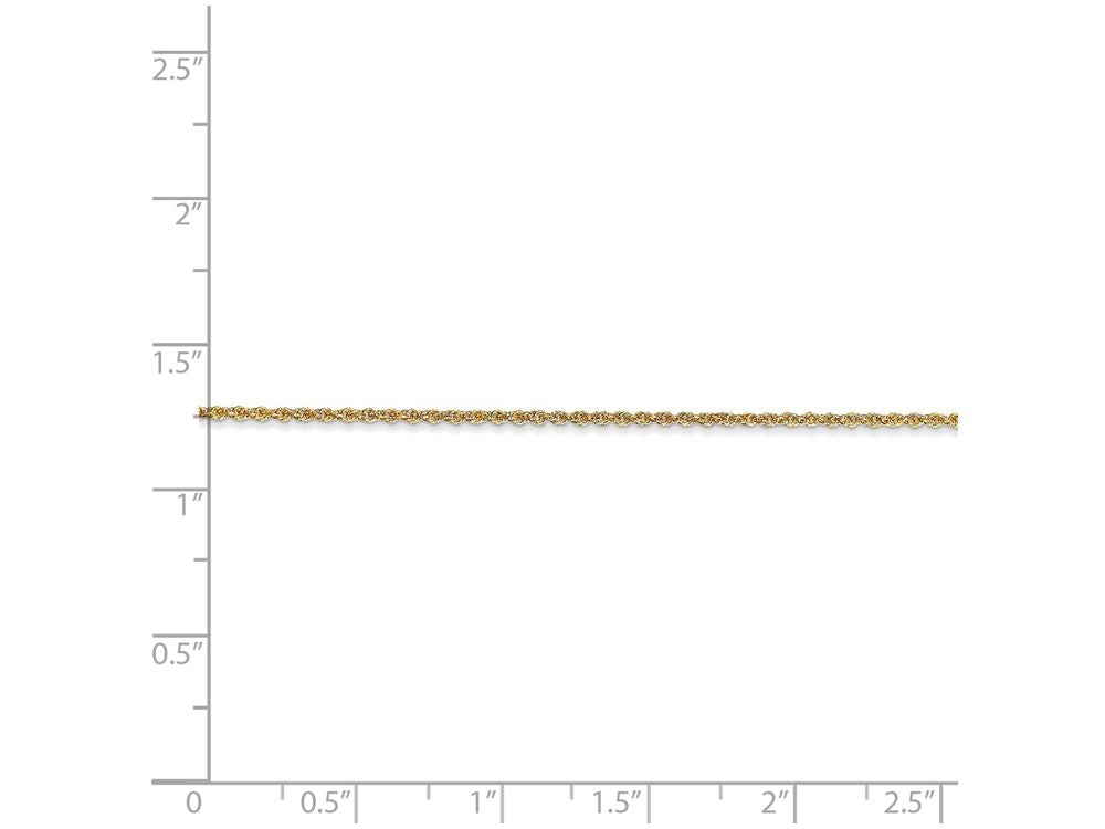 FJC Finejewelers 18 Inch 14k Yellow Gold 1.1mm Baby Rope Chain Necklace