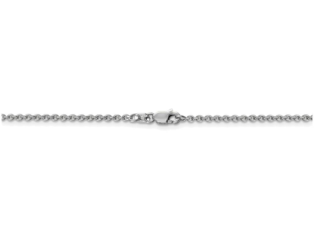 FJC Finejewelers 24 Inch 14k White Gold 1.9mm Cable Chain Necklace