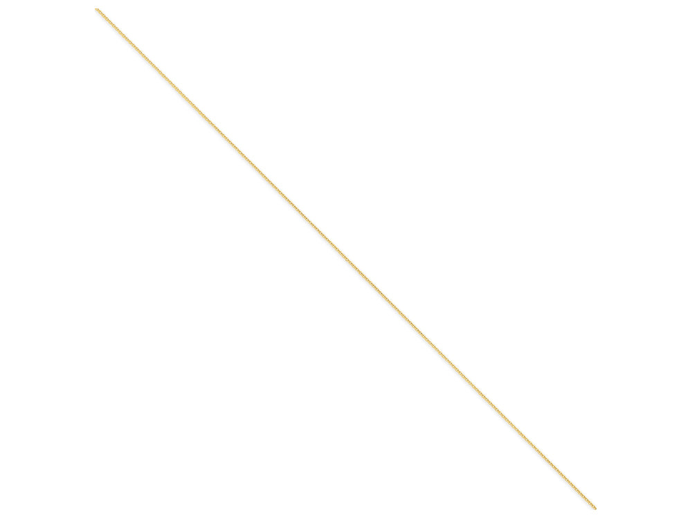 FJC Finejewelers 14 Inch 14k Yellow Gold .9mm Cable Chain Necklace