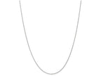 FJC Finejewelers 16 Inch 14k White Gold .8mm bright-cut Cable Chain Necklace