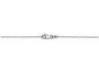 FJC Finejewelers 18 Inch 14k White Gold .8mm bright-cut Cable Chain Necklace