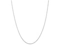 FJC Finejewelers 20 Inch 14k White Gold .8mm bright-cut Cable Chain Necklace