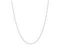 FJC Finejewelers 24 Inch 14k White Gold .75mm bright-cut Cable Chain Necklace