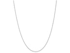 FJC Finejewelers 24 Inch 14k White Gold .75mm bright-cut Cable Chain Necklace