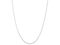FJC Finejewelers 20 Inch 14k White Gold .80mm bright-cut Cable Chain Necklace