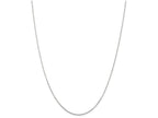 FJC Finejewelers 20 Inch 14k White Gold .80mm bright-cut Cable Chain Necklace