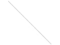 FJC Finejewelers 24 Inch 14k White Gold 1.40mm bright-cut Cable Chain Necklace