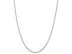 FJC Finejewelers 16 Inch 14k White Gold 1.8mm bright-cut Cable Chain Necklace