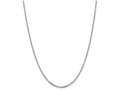 FJC Finejewelers 24 Inch 14k White Gold 2.2mm bright-cut Cable Chain Necklace