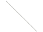 FJC Finejewelers 18 Inch 14k White Gold 3mm bright-cut Cable Chain Necklace
