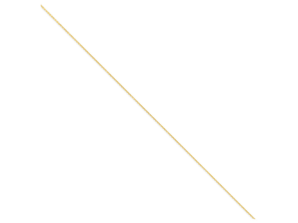 FJC Finejewelers 18 Inch 14k Yellow Gold .75mm bright-cut Cable Chain Necklace