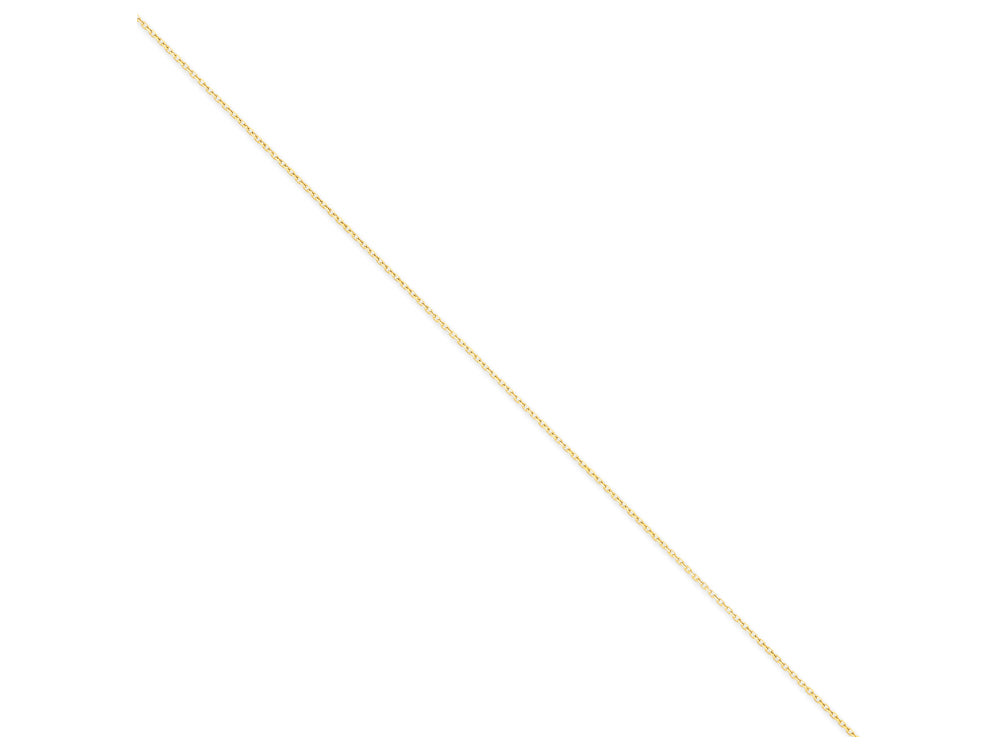 FJC Finejewelers 24 Inch 14k Yellow Gold .80mm bright-cut Cable Chain Necklace