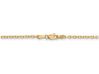 FJC Finejewelers 24 Inch 14k Yellow Gold 2.2mm bright-cut Cable Chain Necklace