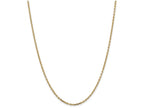 FJC Finejewelers 24 Inch 14k Yellow Gold 2.2mm bright-cut Cable Chain Necklace
