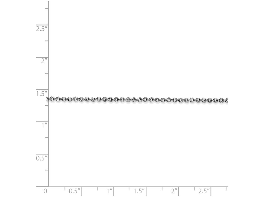 FJC Finejewelers 20 Inch 14k White Gold 1.67mm Cable Chain Necklace