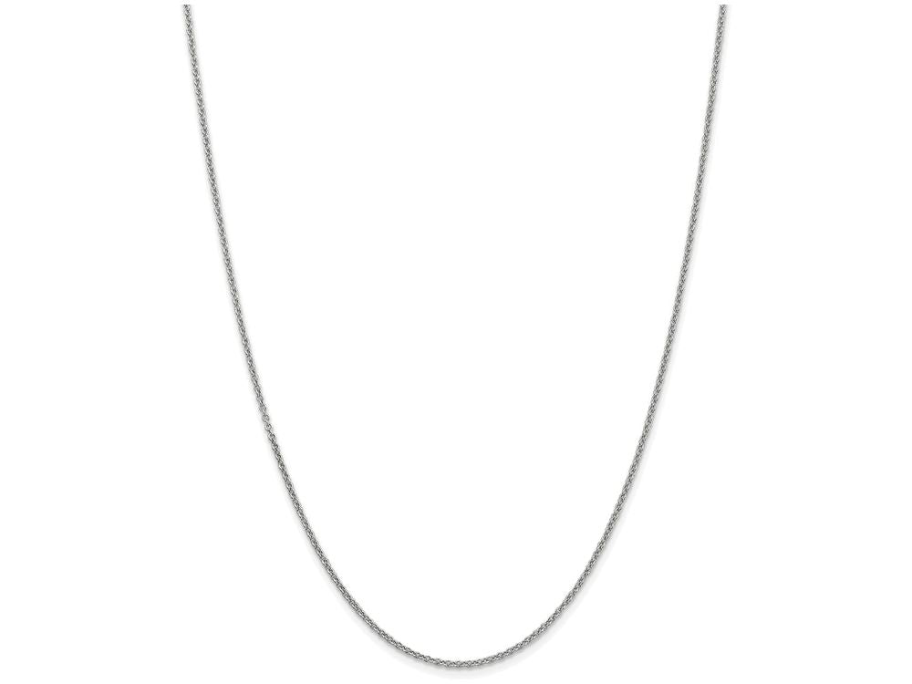 FJC Finejewelers 24 Inch 14k White Gold 1.67mm Cable Chain Necklace