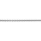 FJC Finejewelers 18 Inch 14k White Gold 2.4mm Cable Chain Necklace