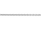 FJC Finejewelers 18 Inch 14k White Gold 3.2mm Cable Chain Necklace