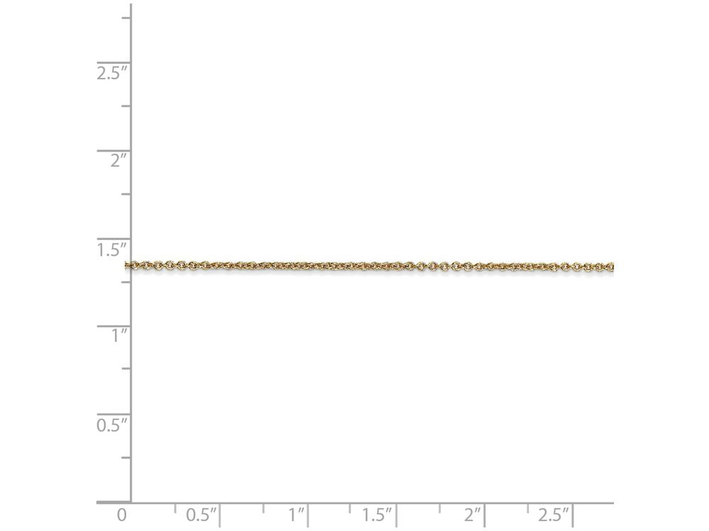 FJC Finejewelers 20 Inch 14k Yellow Gold .7mm Cable Chain Necklace