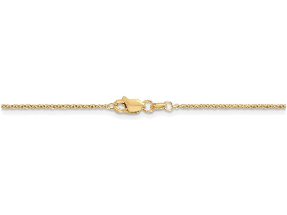 FJC Finejewelers 24 Inch 14k Yellow Gold .7mm Cable Chain Necklace
