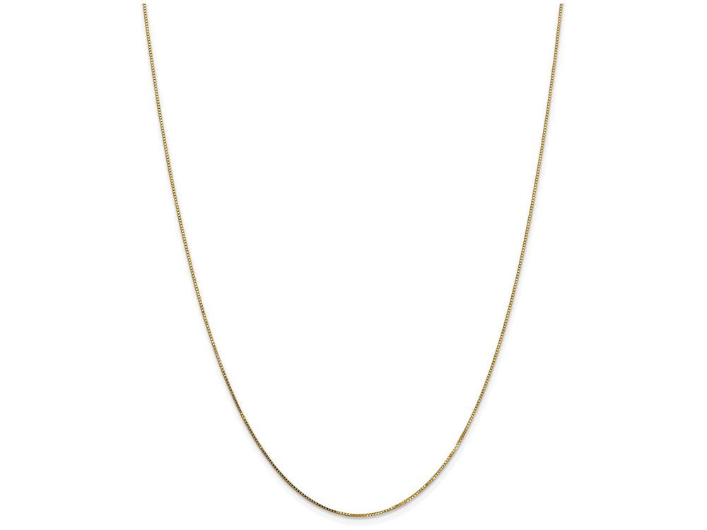 FJC Finejewelers 14 Inch 14k Yellow Gold .7mm Box Chain Necklace