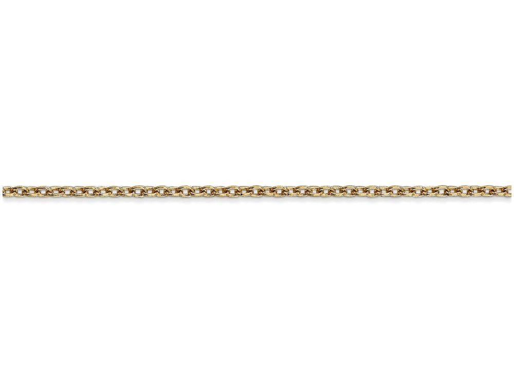 FJC Finejewelers 18 Inch 14k Yellow Gold 2mm Cable Chain Necklace