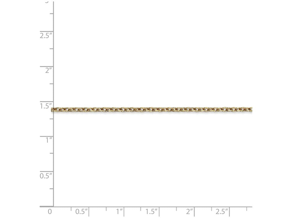 FJC Finejewelers 24 Inch 14k Yellow Gold 2mm Cable Chain Necklace