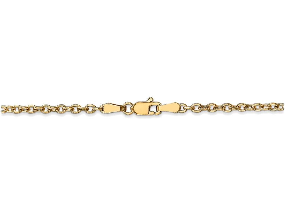 FJC Finejewelers 20 Inch 14k Yellow Gold 2.4mm Cable Chain Necklace