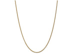 FJC Finejewelers 24 Inch 14k Yellow Gold 2.4mm Cable Chain Necklace