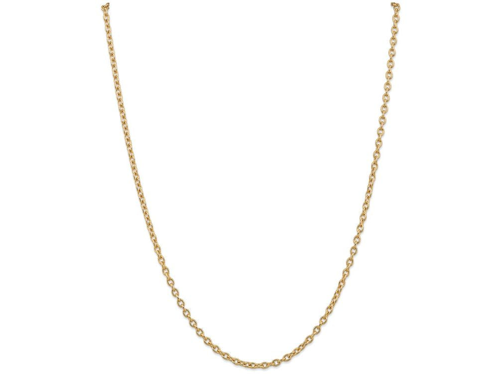 FJC Finejewelers 20 Inch 14k Yellow Gold 3.2mm Cable Chain Necklace