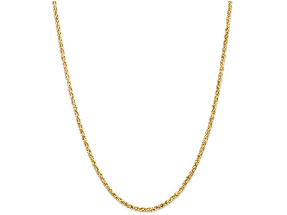 FJC Finejewelers 20 Inch 14k Yellow Gold 3mm Parisian Wheat Chain Necklace
