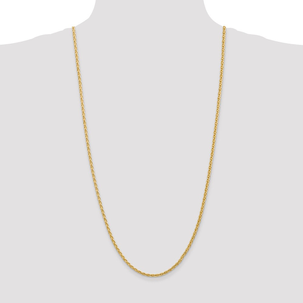 FJC Finejewelers 30 Inch 14k 3mm Parisian Wheat Chain Necklace