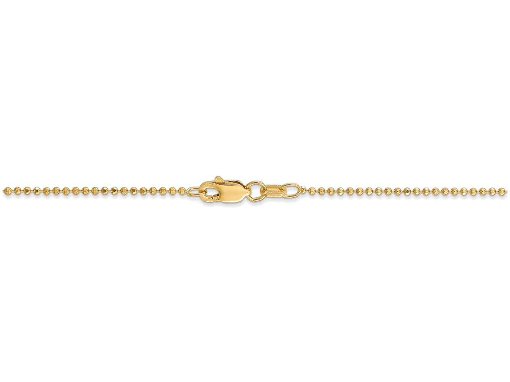 FJC Finejewelers 16 Inch 14k Yellow Gold 1.2mm bright-cut Baby Ball Chain Necklace